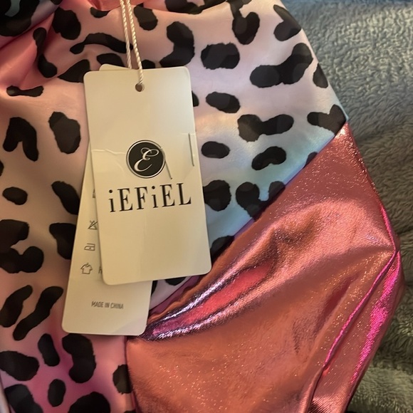 NWT- Girls 12 -2 piece leopard print swimsuit⭐️ bodysuit, or gymnastics🔥 leotard - Picture 6 of 11